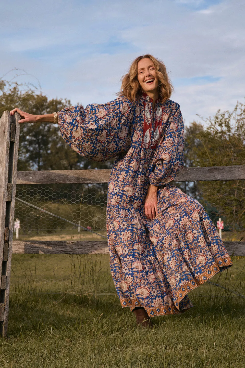 Mirabelle Frill Dress in Twilight