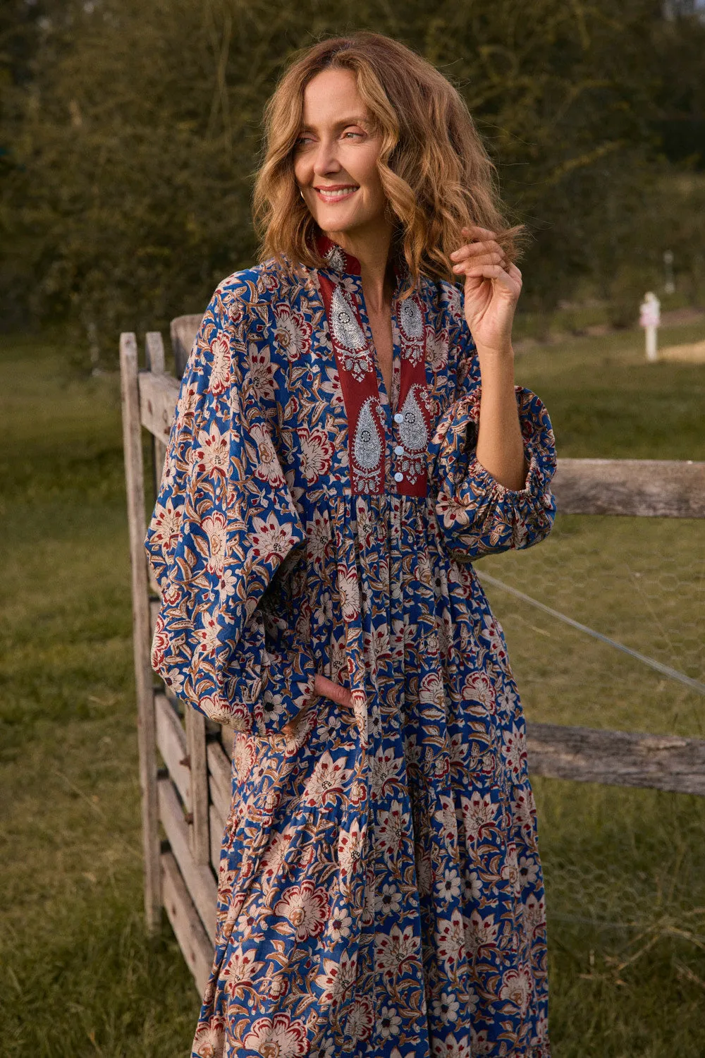Mirabelle Frill Dress in Twilight