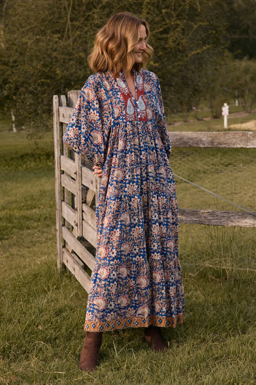 Mirabelle Frill Dress in Twilight