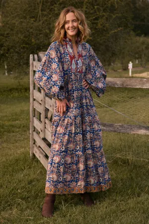 Mirabelle Frill Dress in Twilight