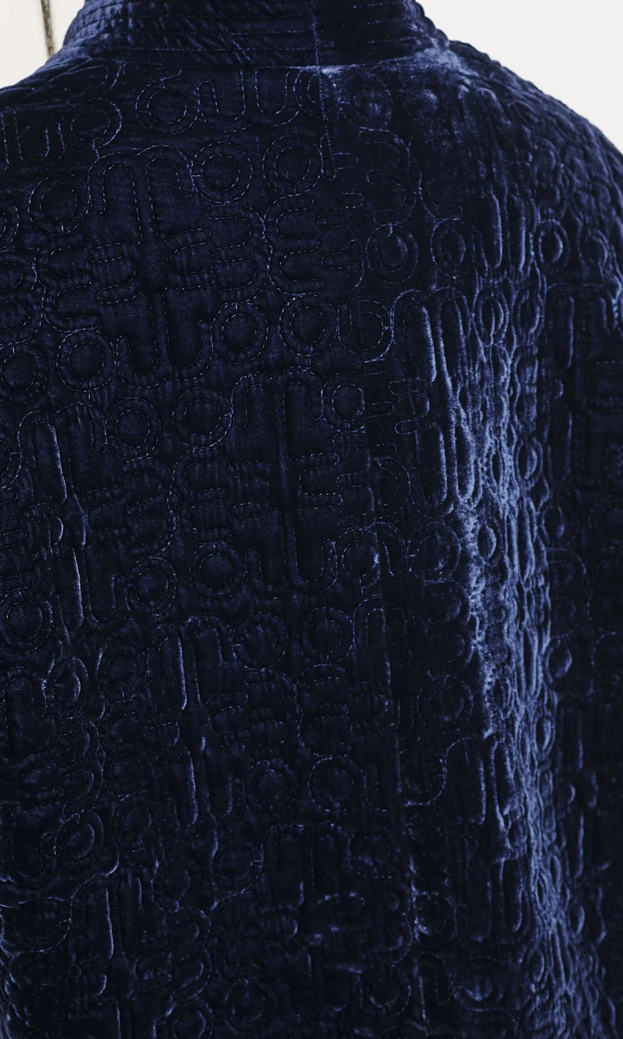 Momoni Kuma Jacket Quilted Silk Blend - Indigo