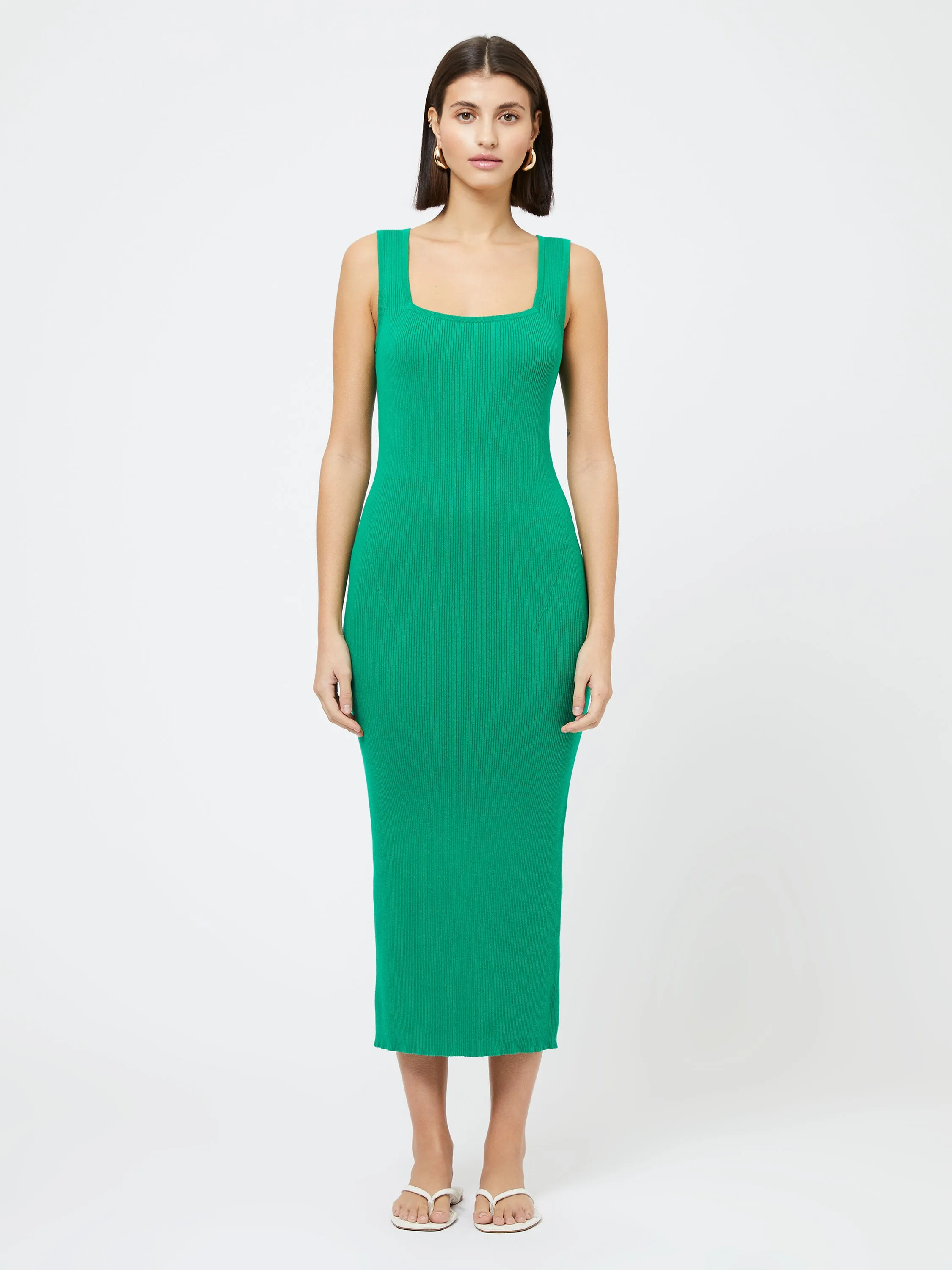 Mozza Square Neck Sleeveless Dress