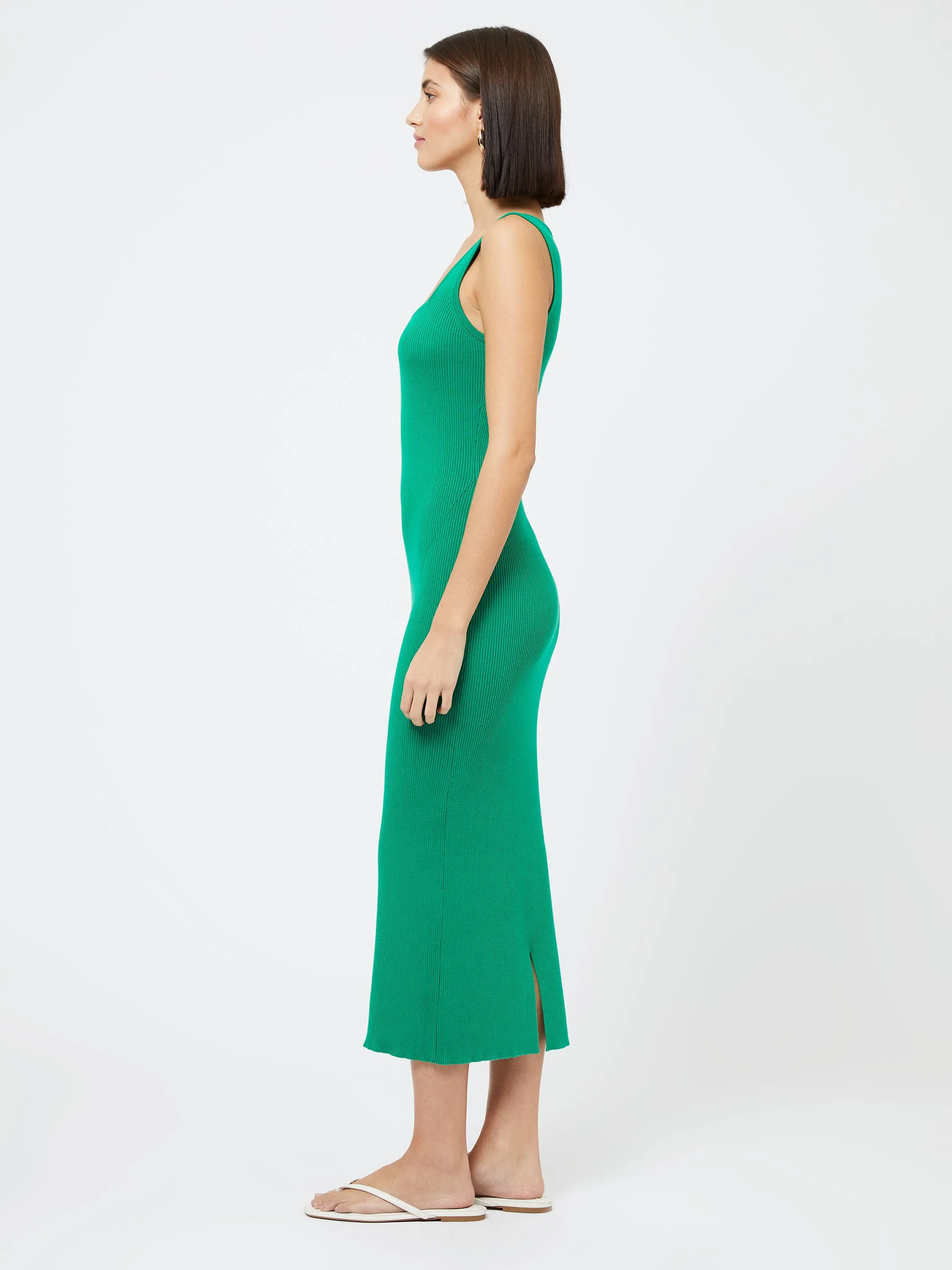 Mozza Square Neck Sleeveless Dress