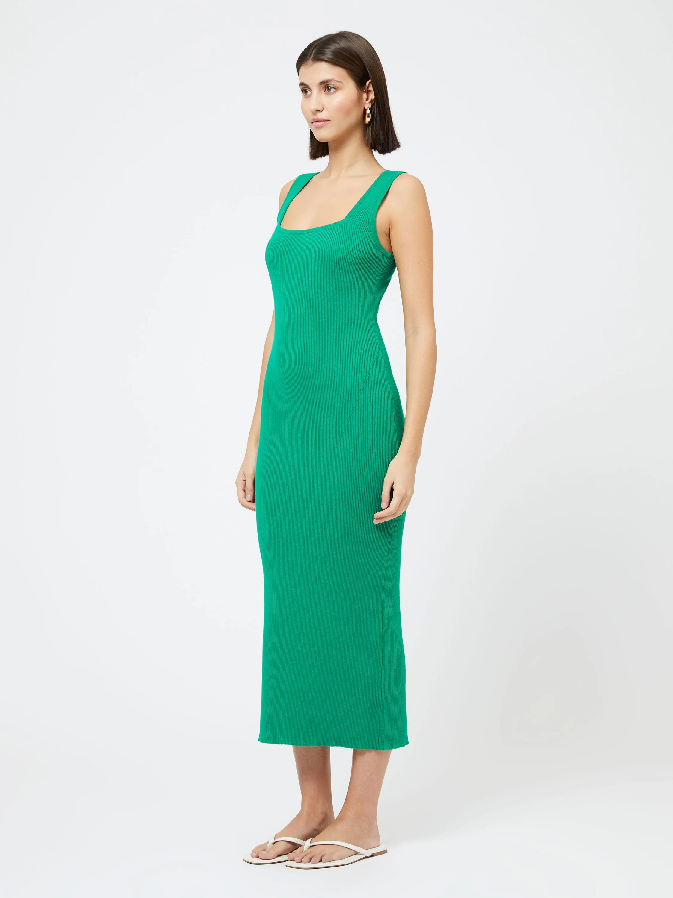 Mozza Square Neck Sleeveless Dress