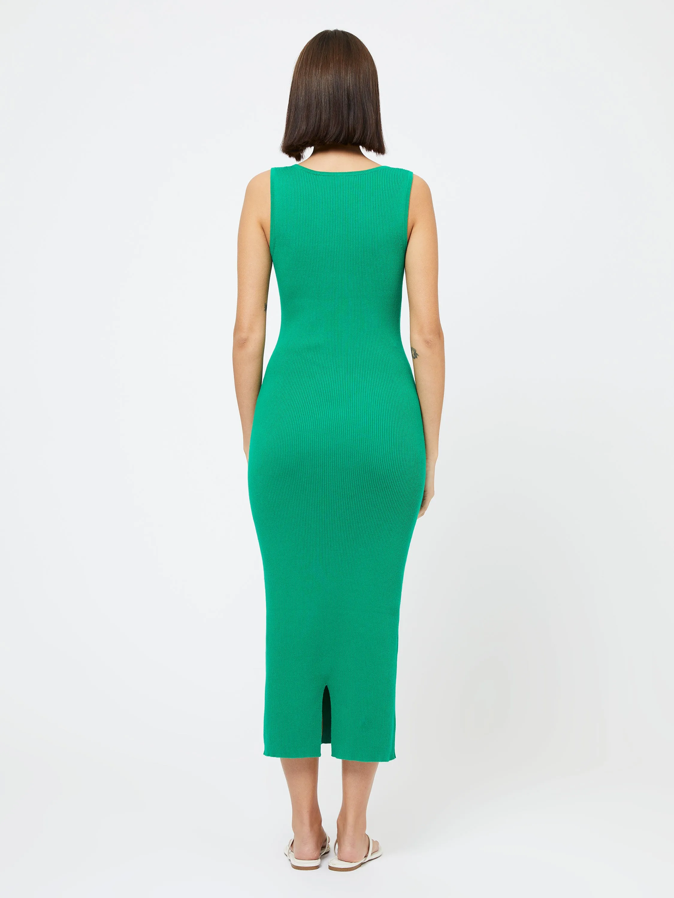 Mozza Square Neck Sleeveless Dress