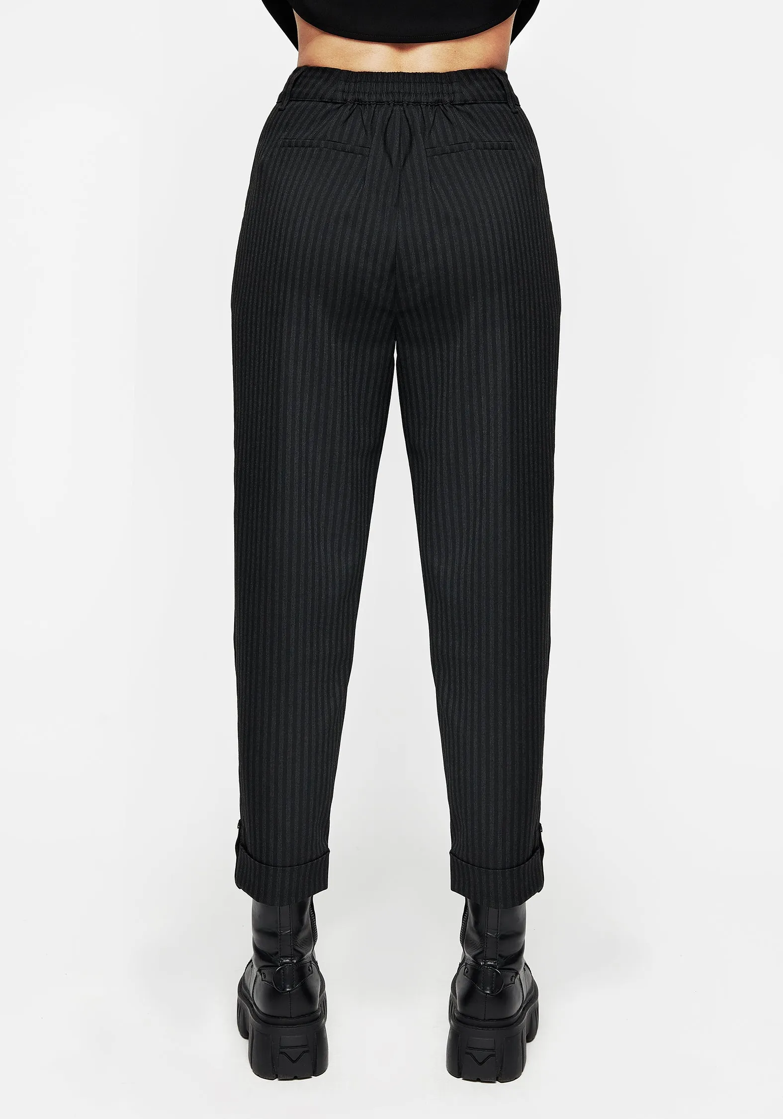 Nevermore Pinstripe Tailored Trousers