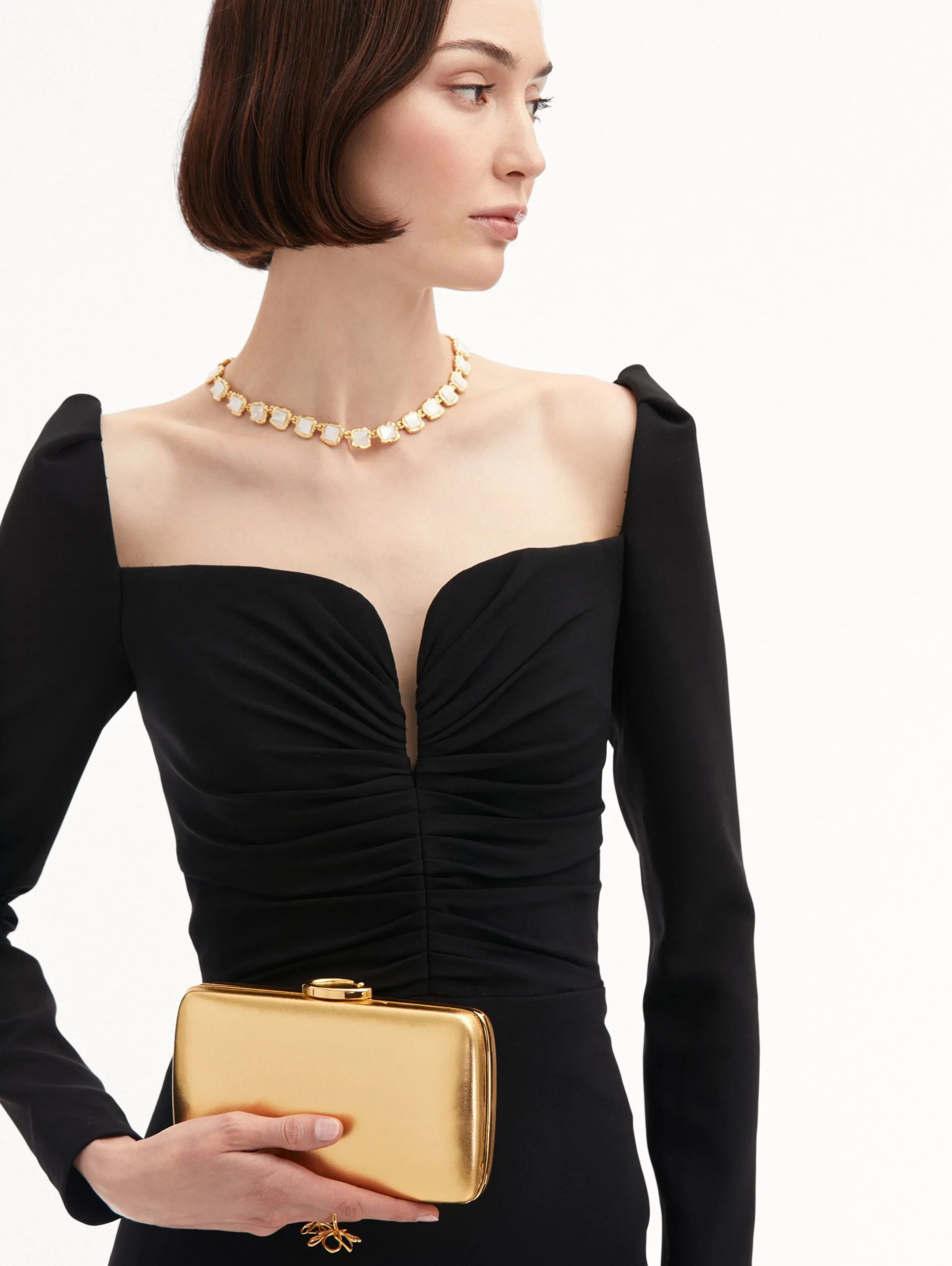 O Metallic Minaudière