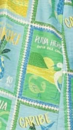 Octavia Top - Aloha Aqua