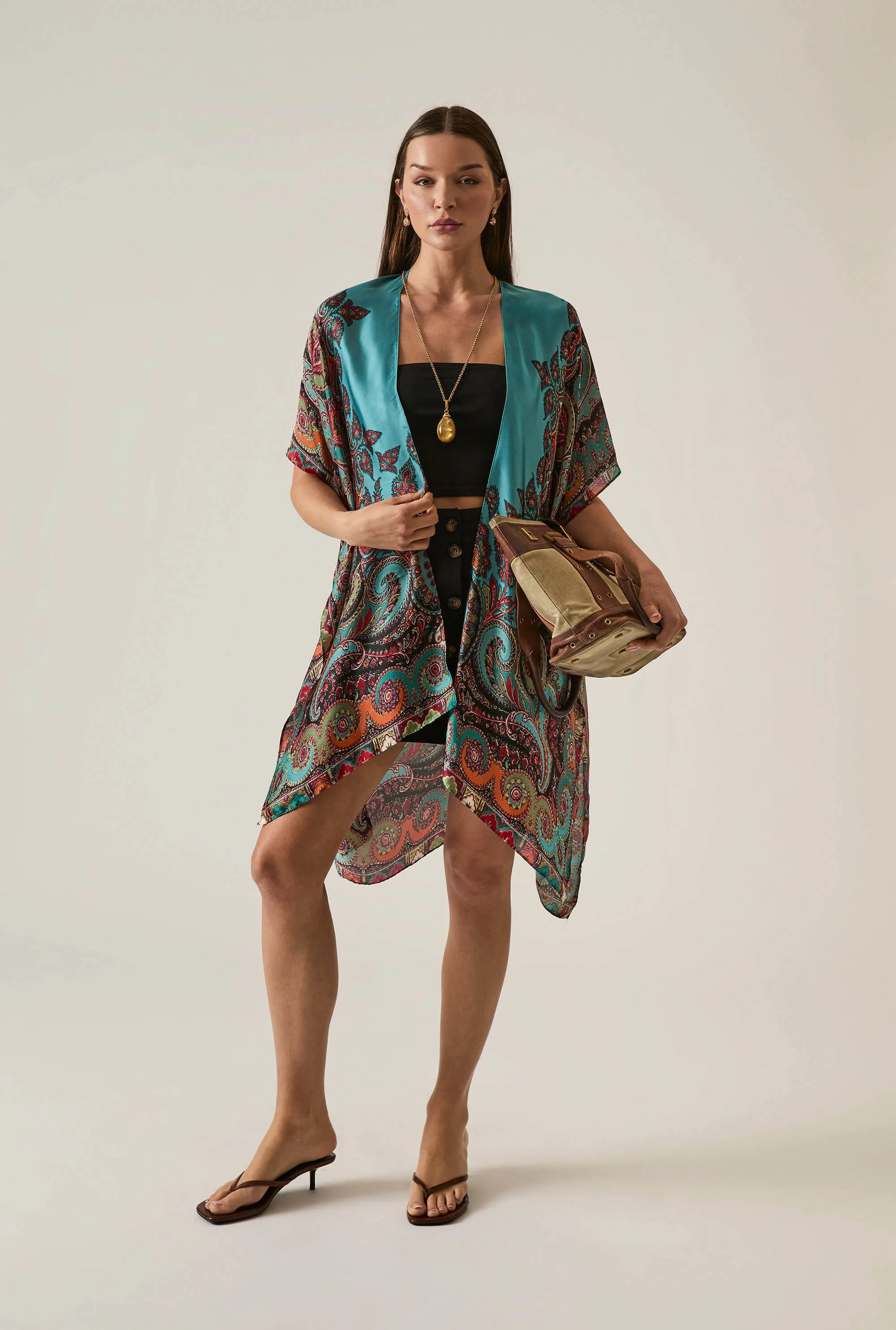 Paisley Print Kaftan
