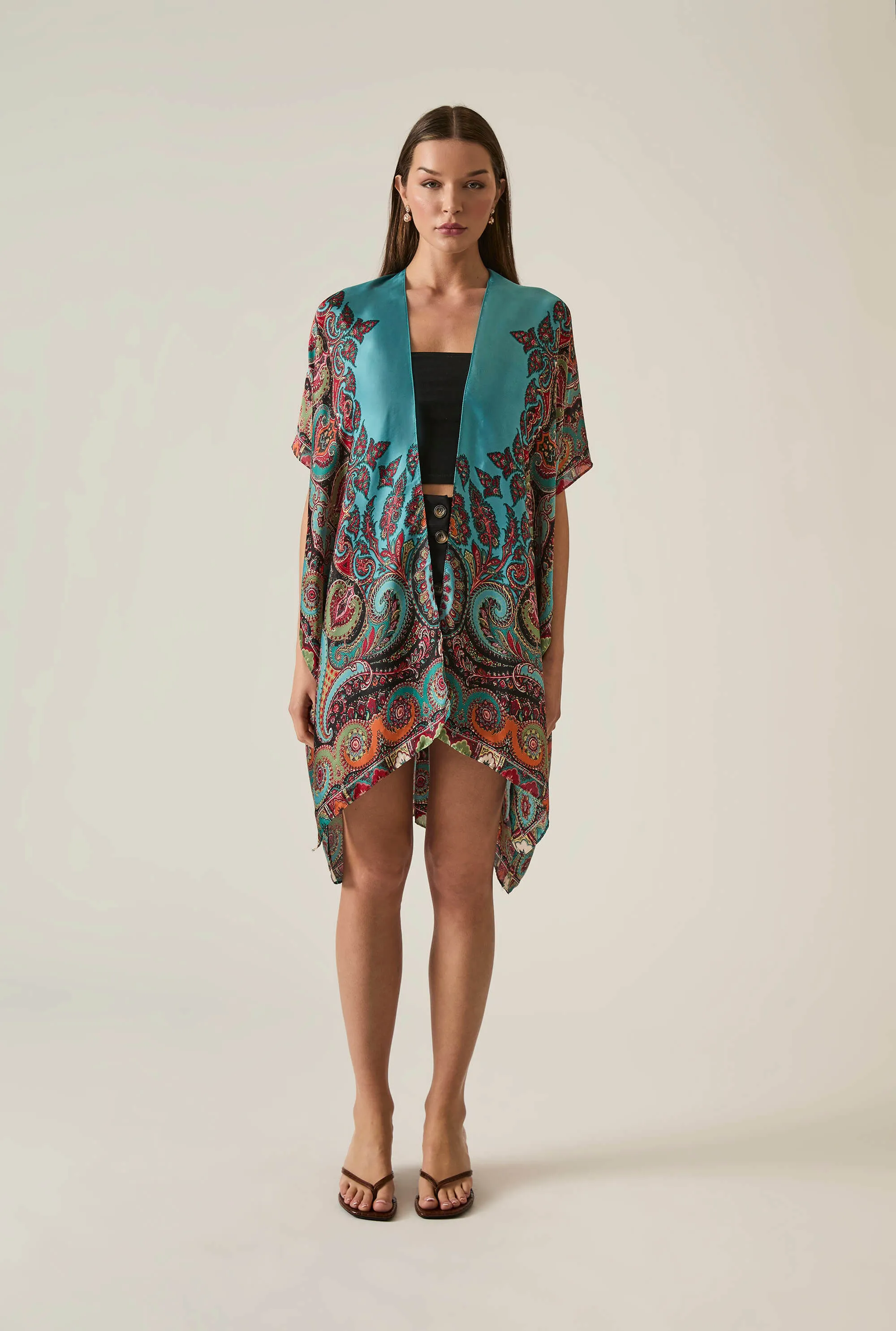 Paisley Print Kaftan