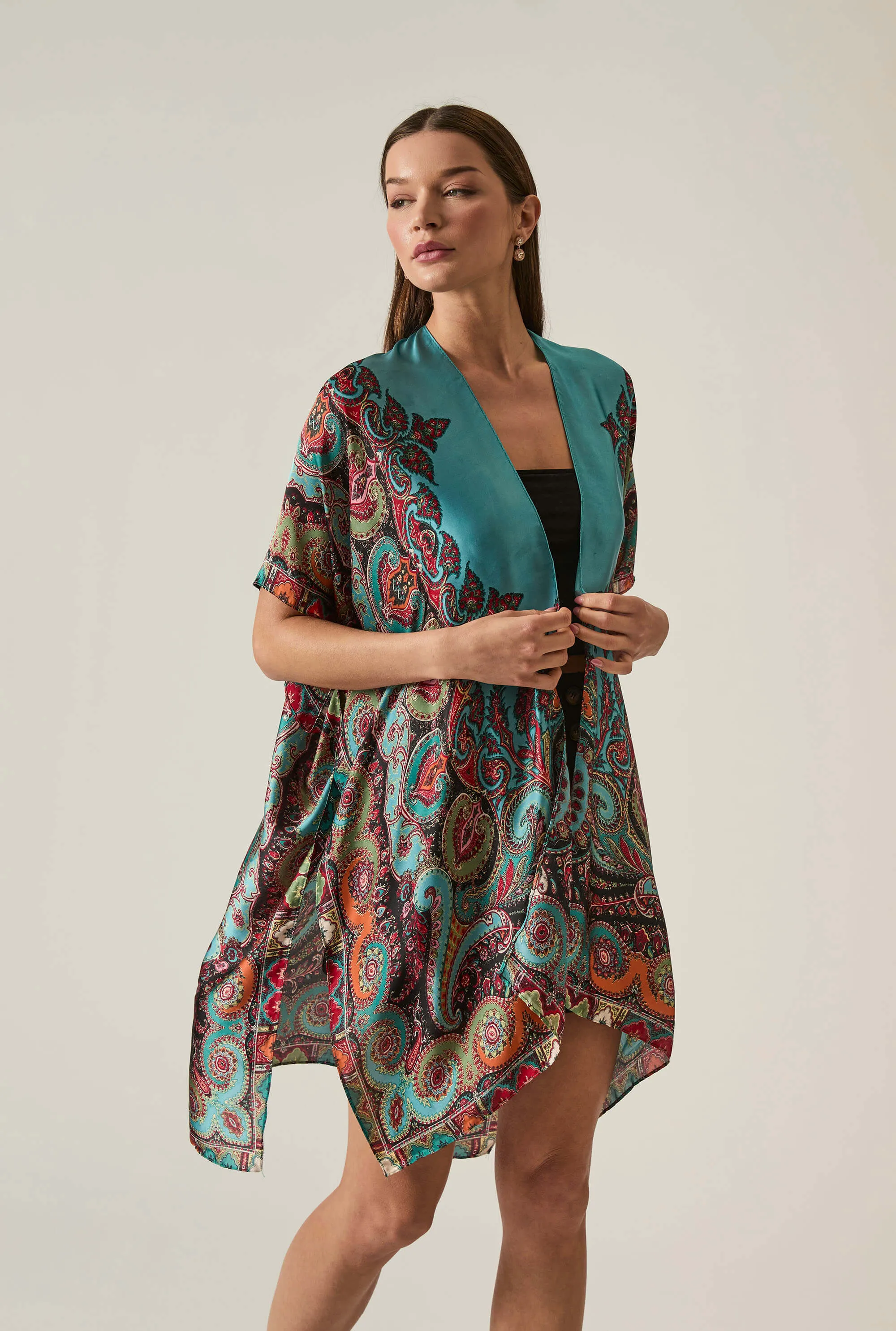 Paisley Print Kaftan