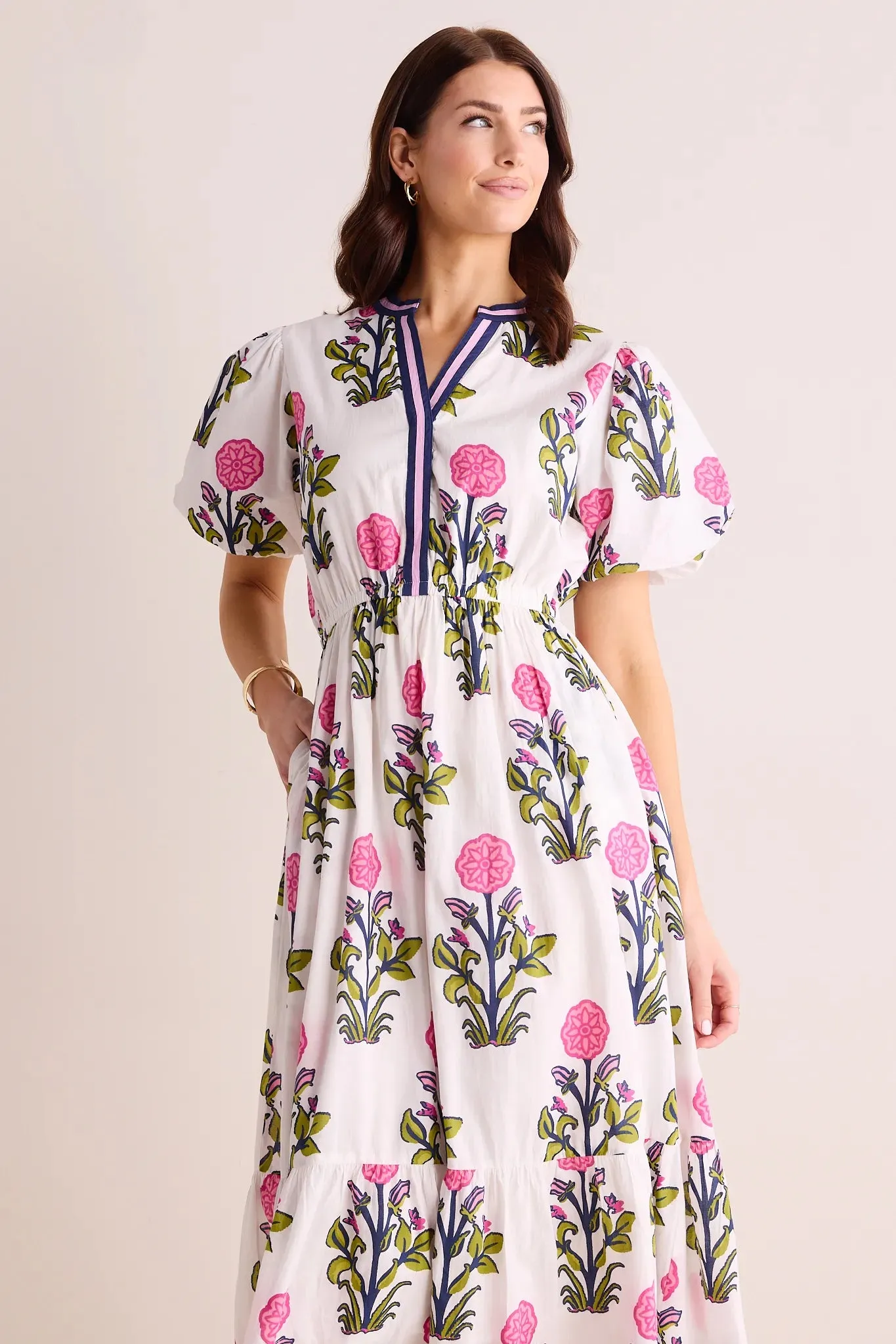 Palmer Dress- White