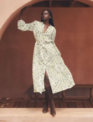 Penelope Printed Midi Dress