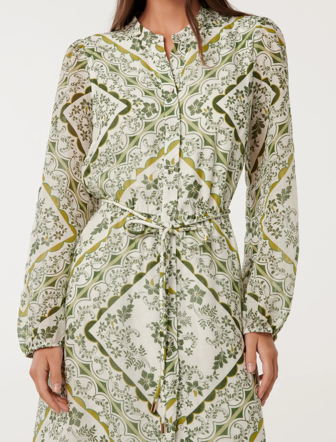 Penelope Printed Midi Dress
