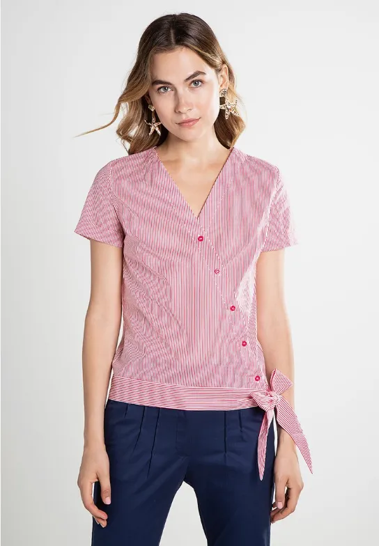 Penny Top White/Red