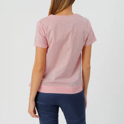 Penny Top White/Red