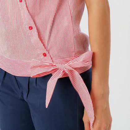 Penny Top White/Red