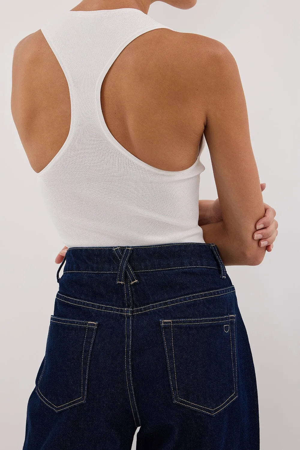 REAGAN 2.0 INDIGO SLOUCHY JEAN