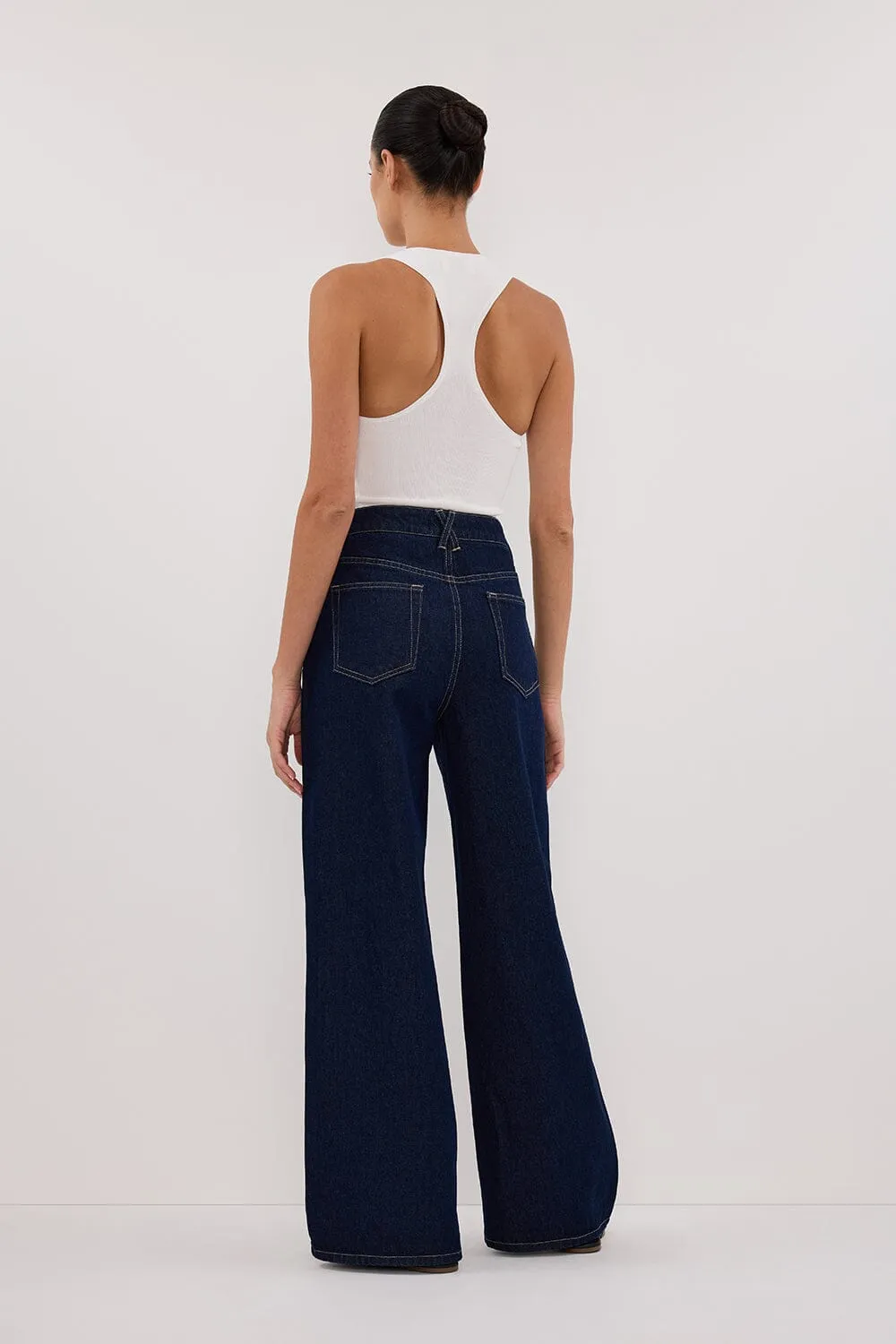 REAGAN 2.0 INDIGO SLOUCHY JEAN