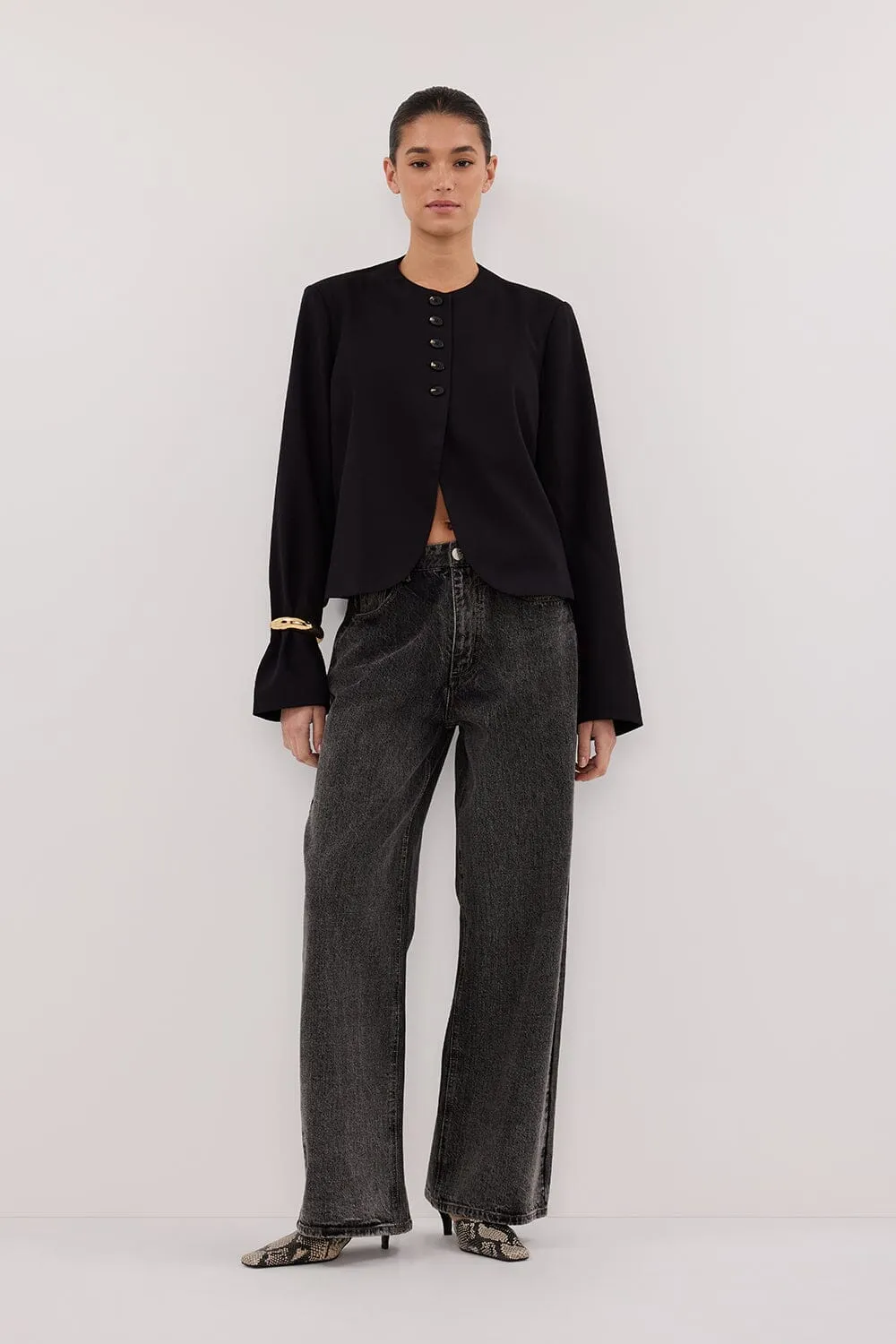 REAGAN 2.0 WASHED BLACK SLOUCHY JEAN