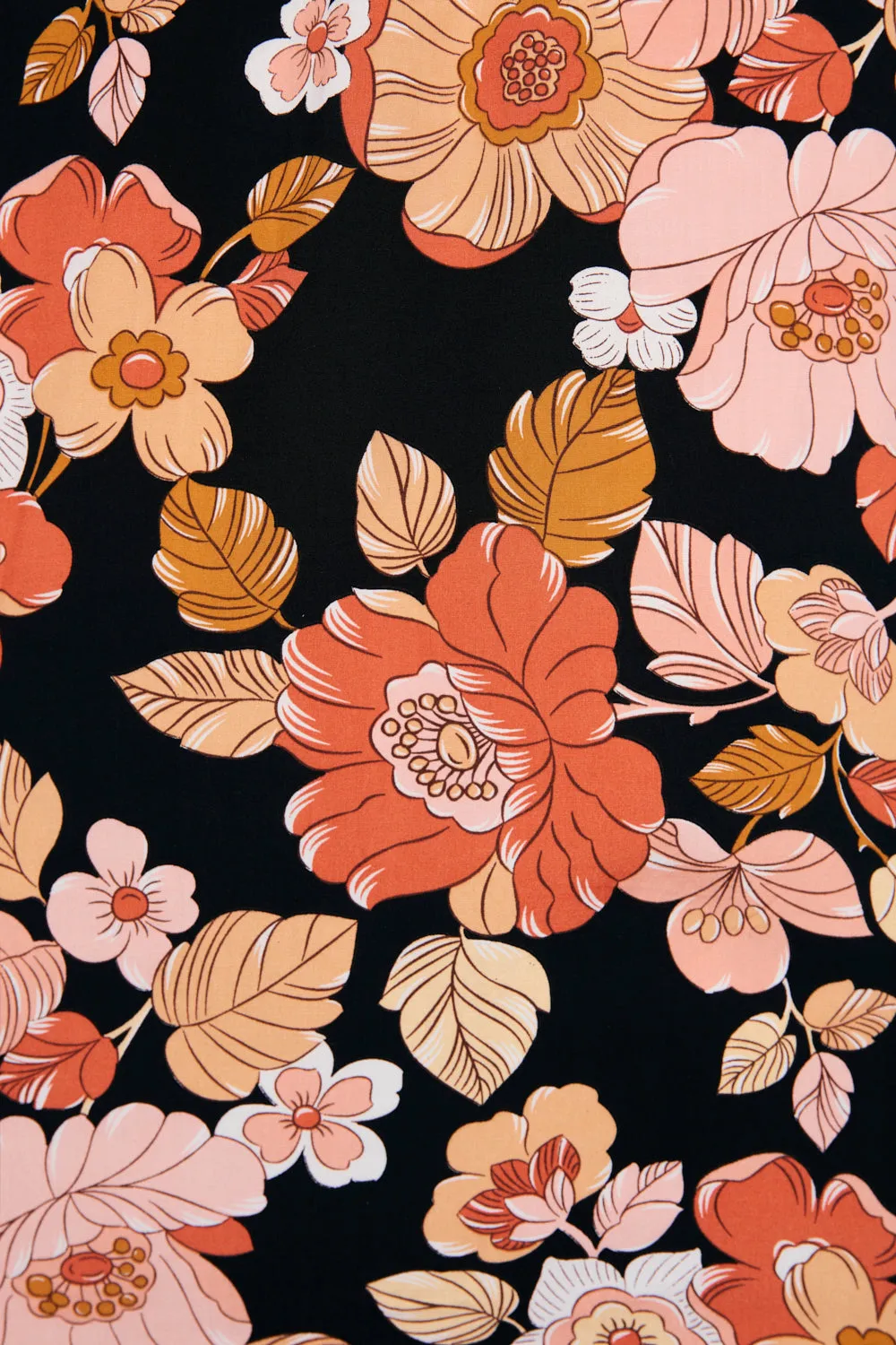 Sabre V-Neck Dress in Sweet Blooms