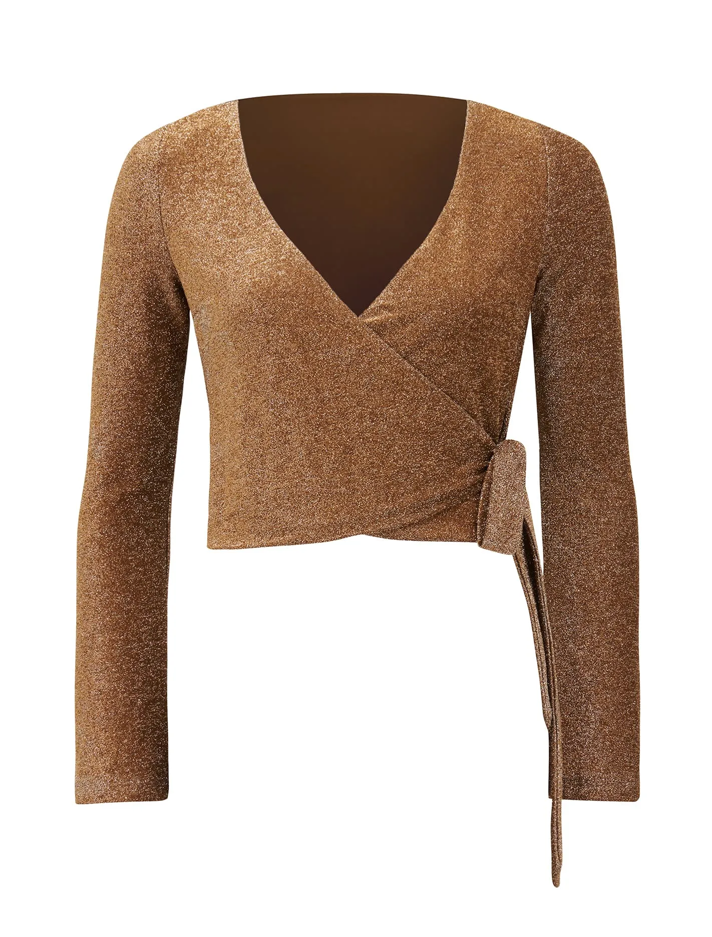 Silvana Glitter Wrap Co-Ord Top