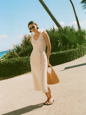 Terry Spun Midi Dress
