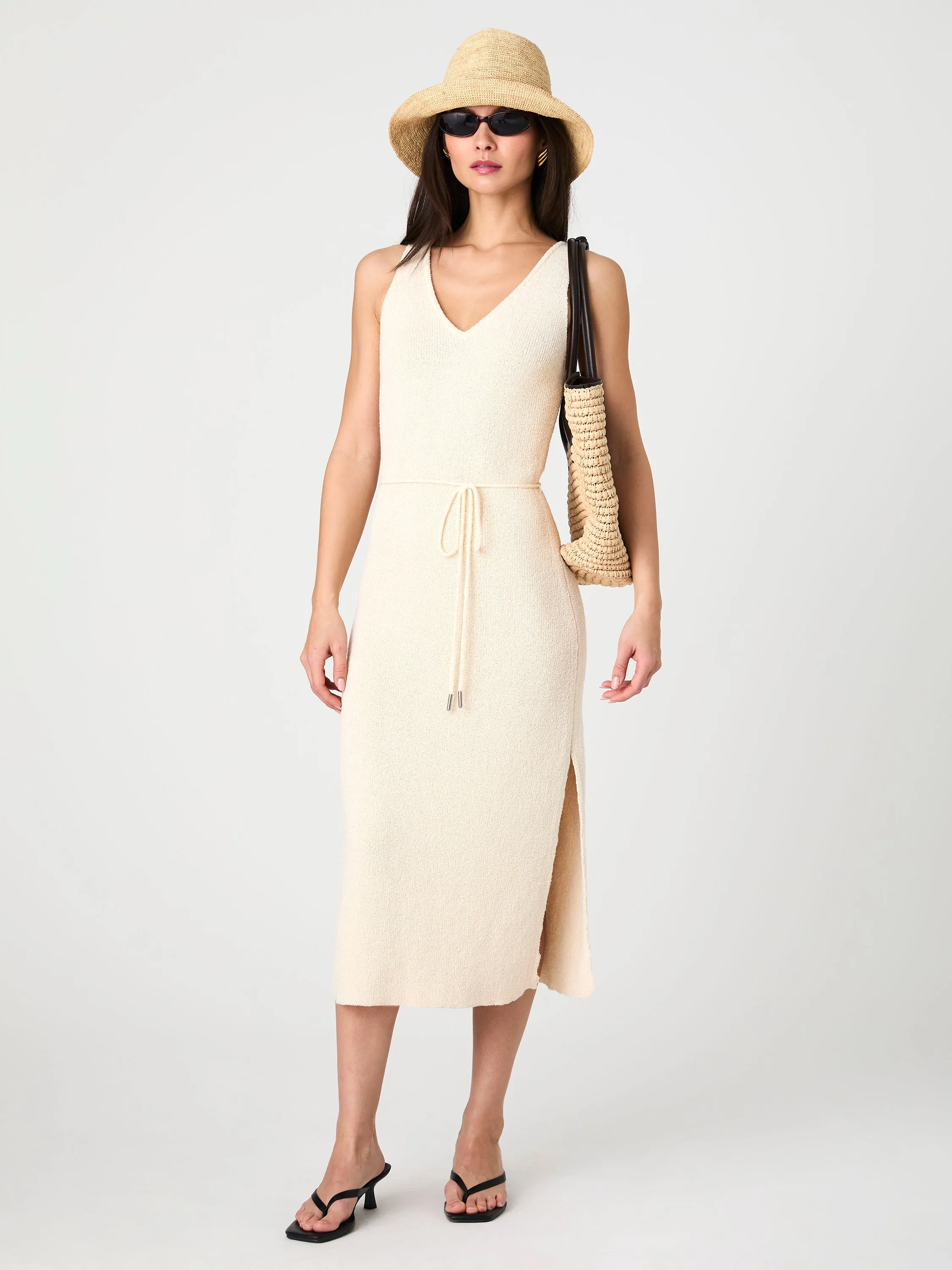 Terry Spun Midi Dress