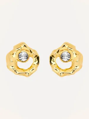 Textured Metal Earrings