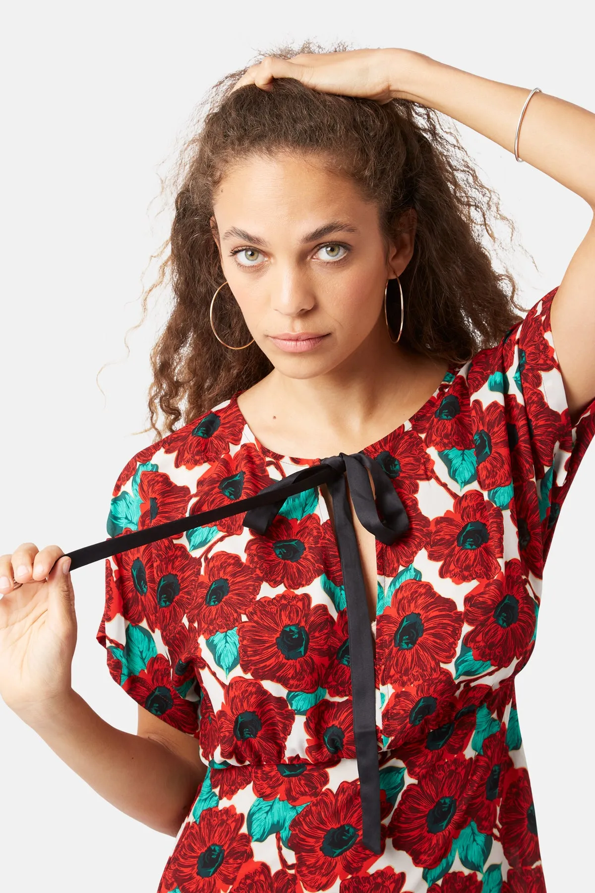 Vintage Voodoo Lenu Dress in Red