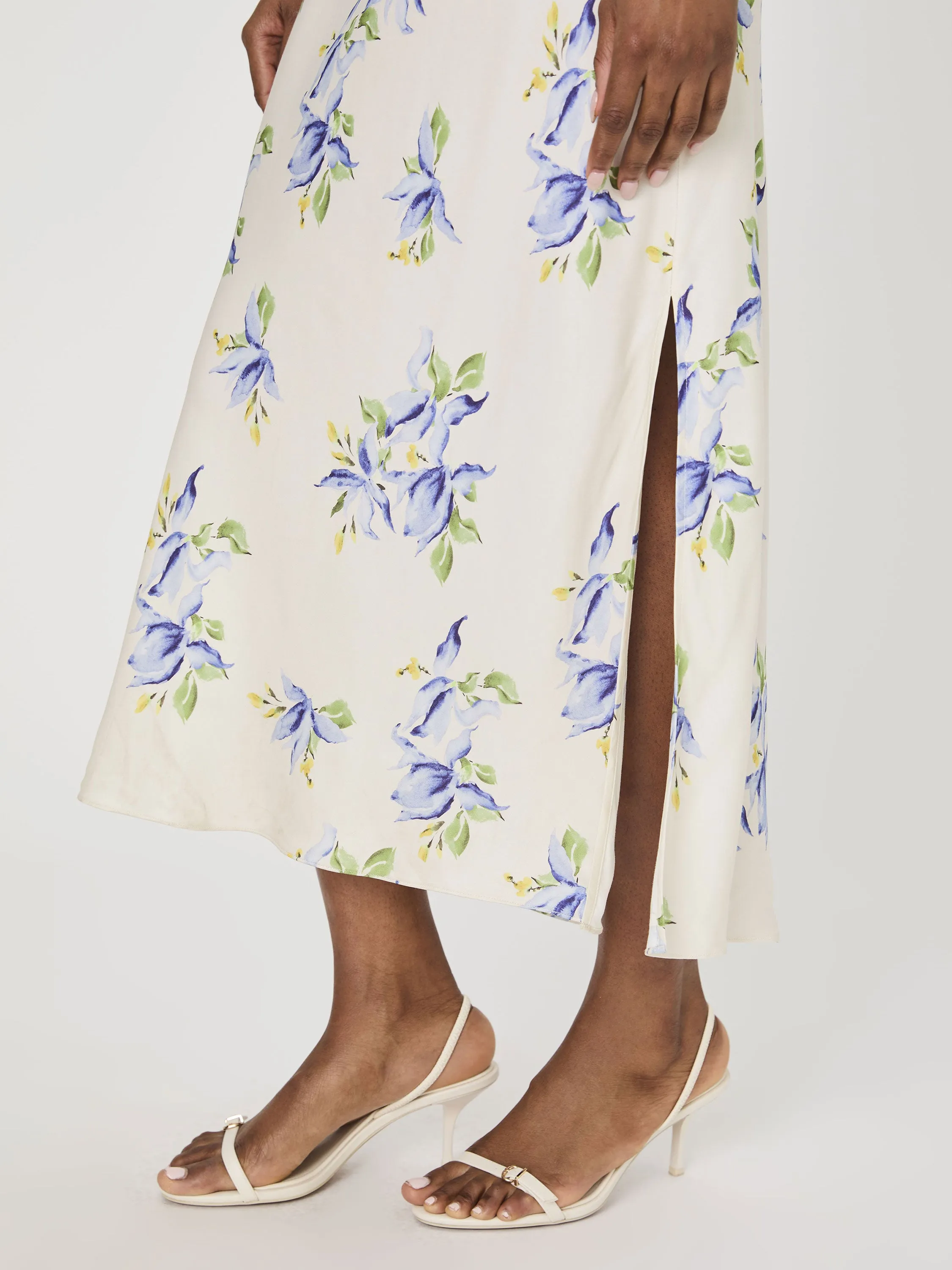 Vivian Ennis Satin Midaxi Dress