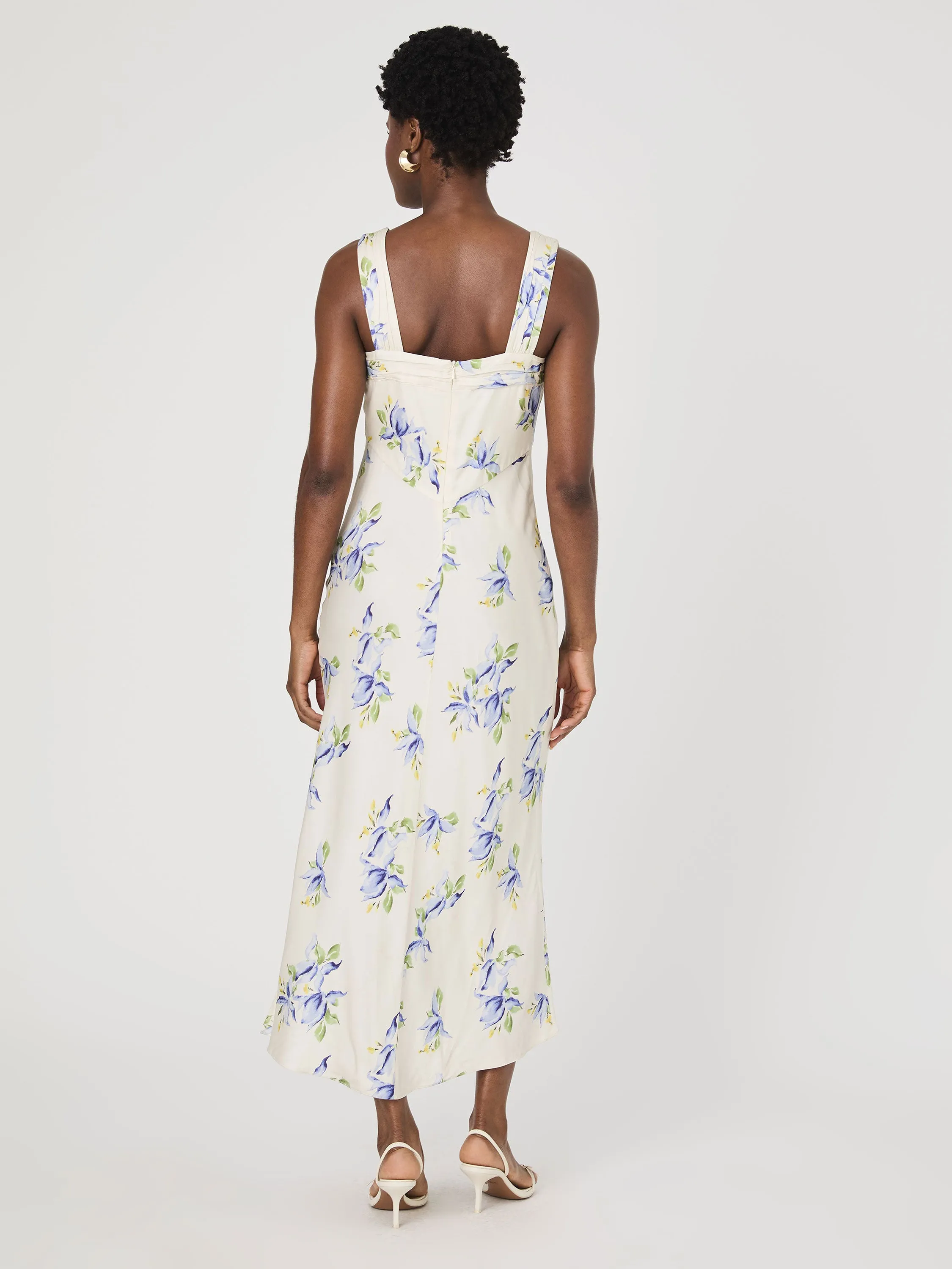 Vivian Ennis Satin Midaxi Dress