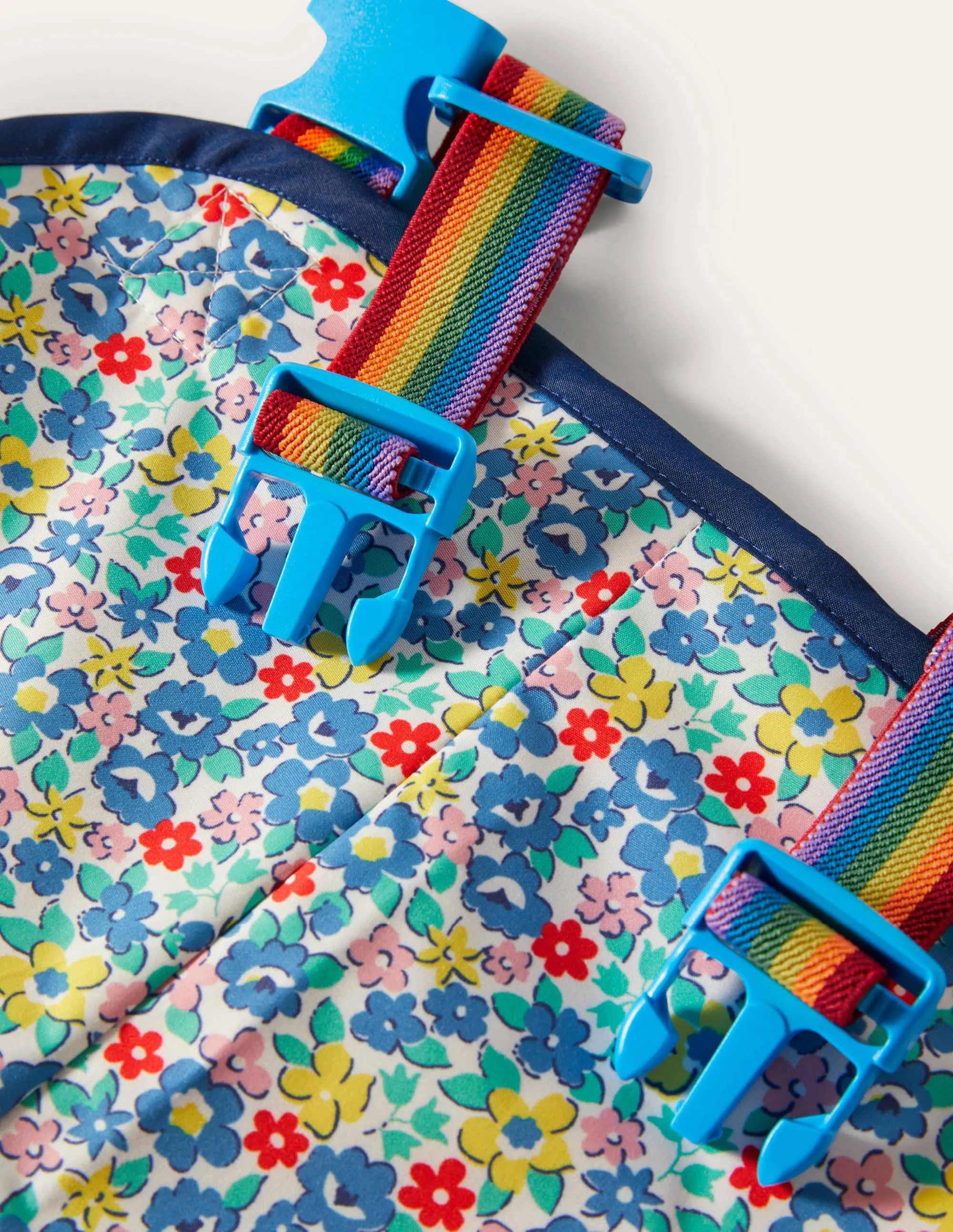 Waterproof Dungarees-Multi Spring Floral