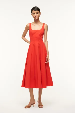 WELLS DRESS | RED ROSE