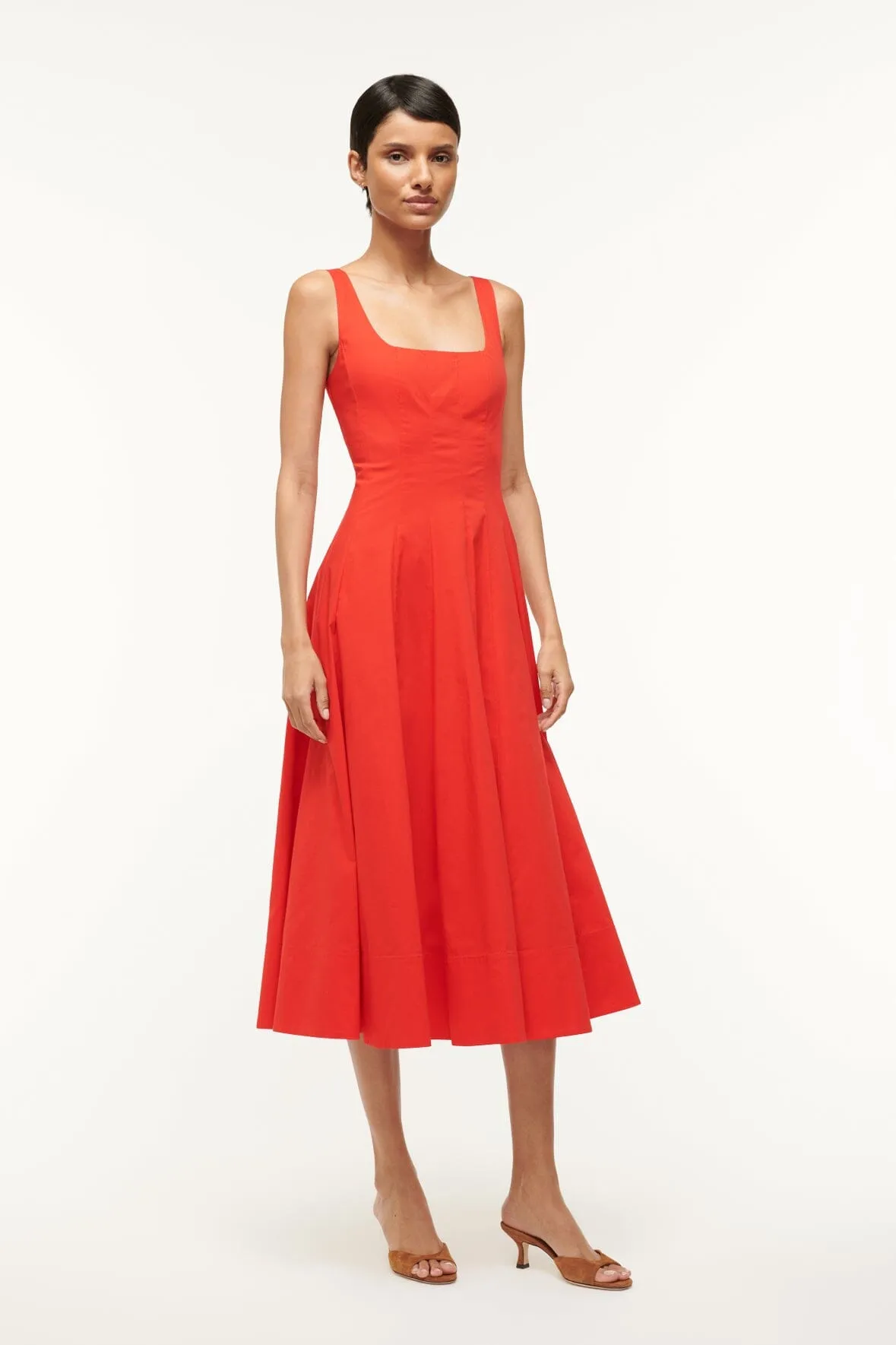 WELLS DRESS | RED ROSE