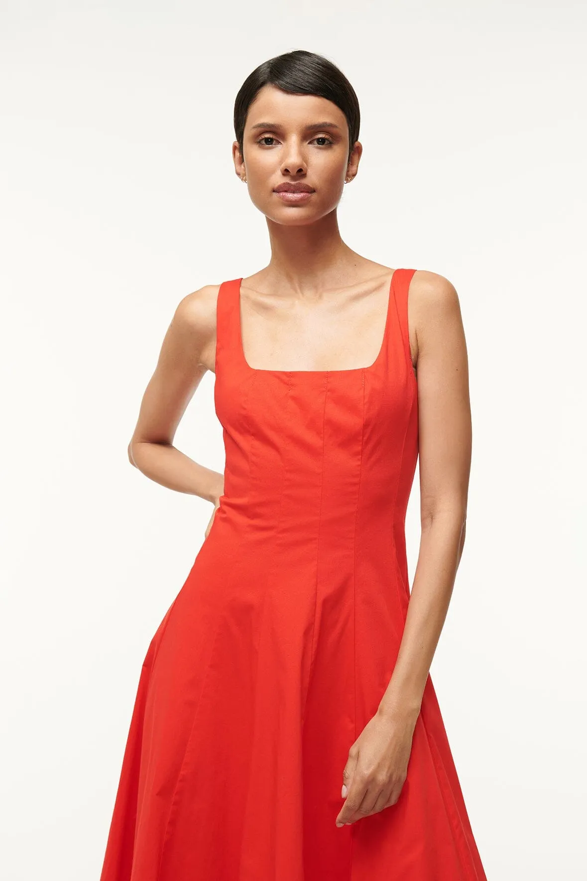 WELLS DRESS | RED ROSE