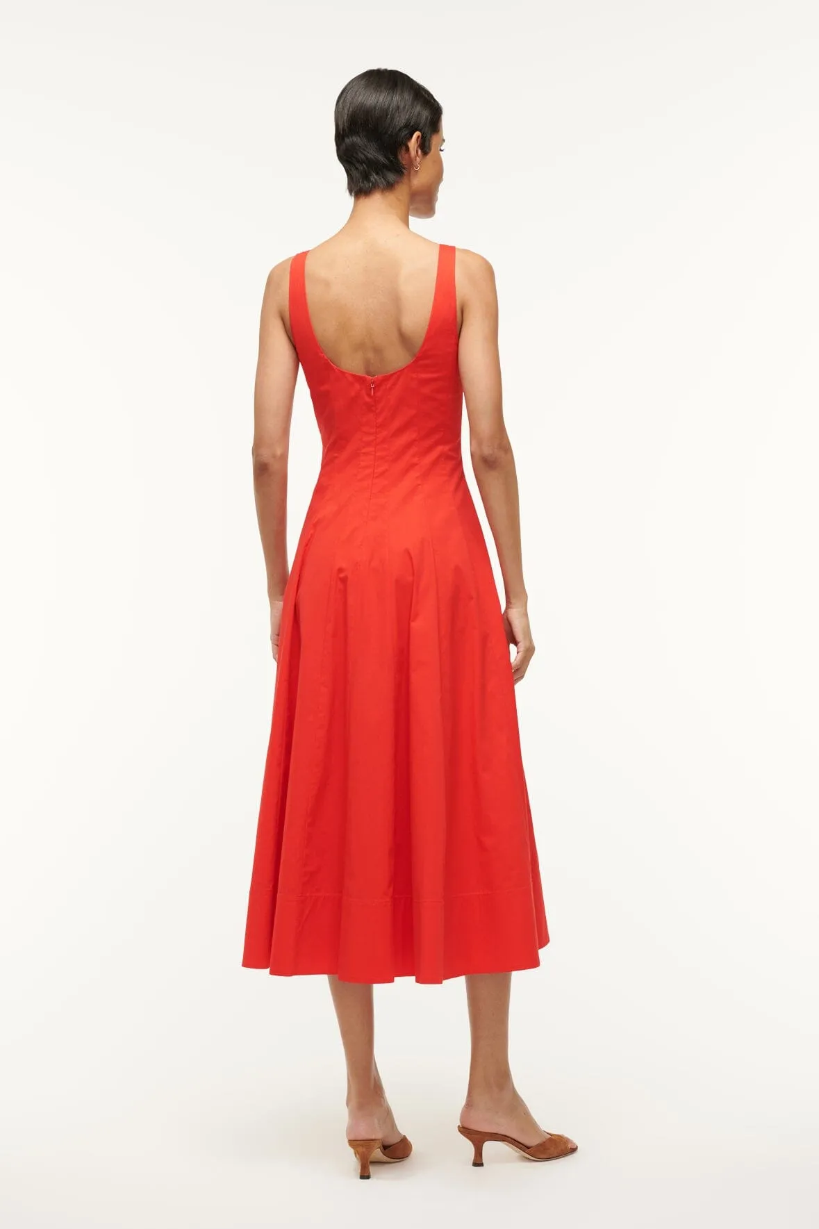 WELLS DRESS | RED ROSE