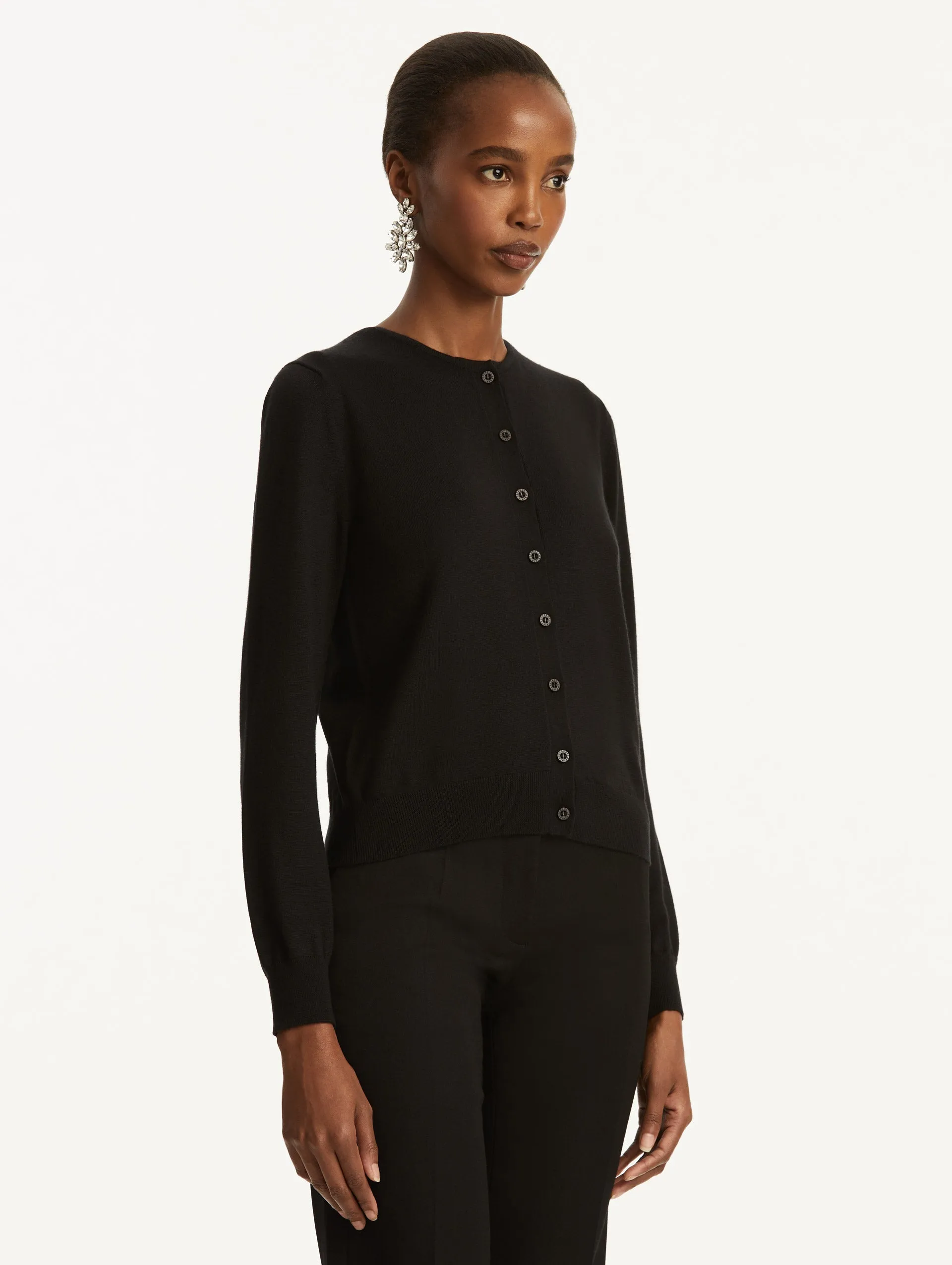 Wool-Blend Cardigan