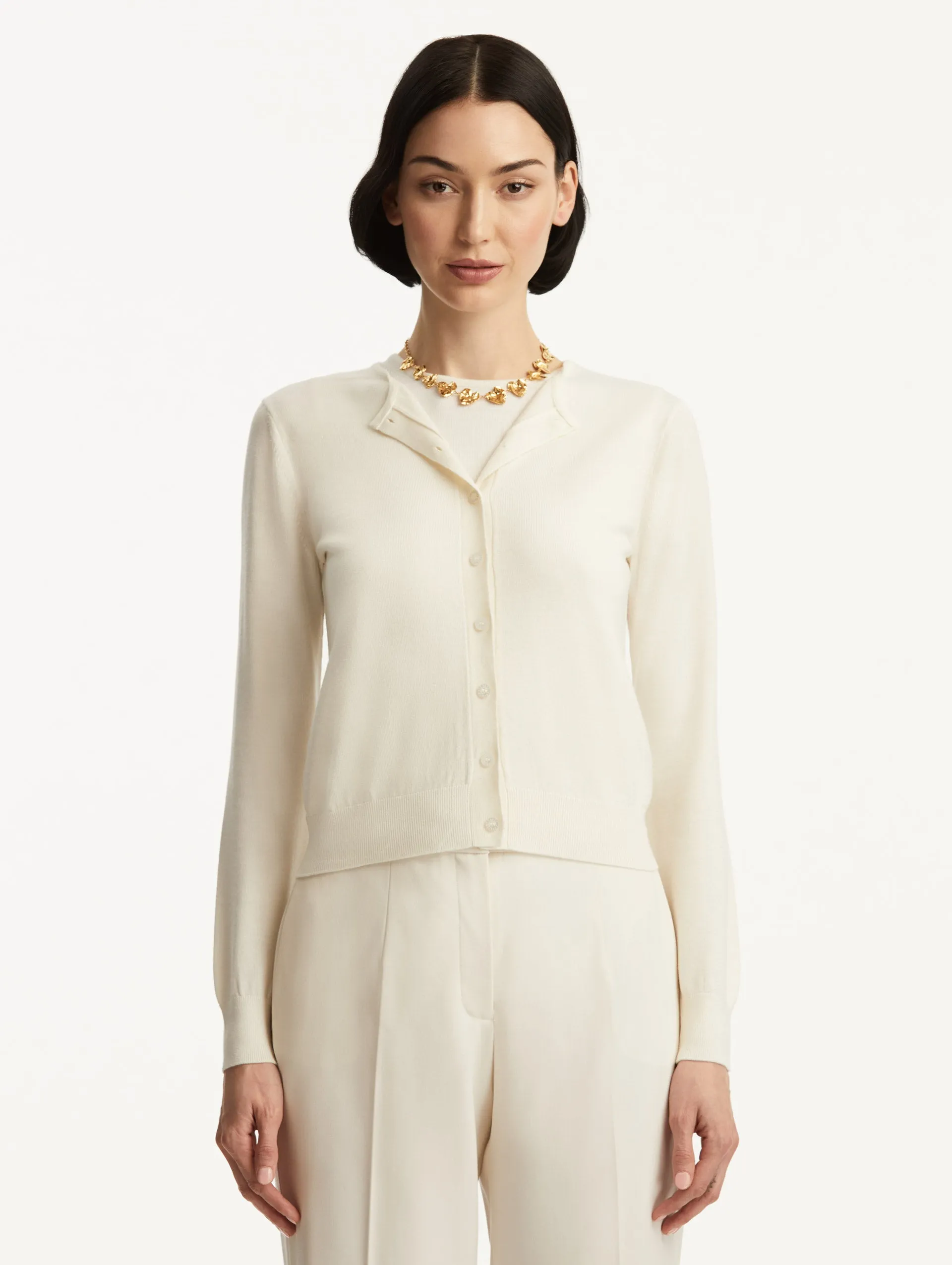 Wool-Blend Cardigan